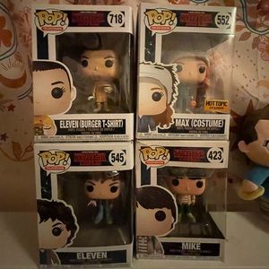 STRANGER THINGS POP! Set of 4!